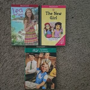 American Girl Book Trio - Pink, Yellow, Green Covers
